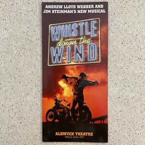 Two Sided Flyer from Whistle Down the Wind at the Aldwych Theatre London Color